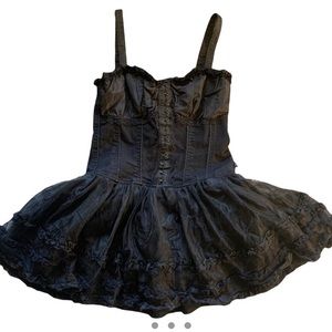 Royal Bones Tripp NYC Goth Tutu Dress
